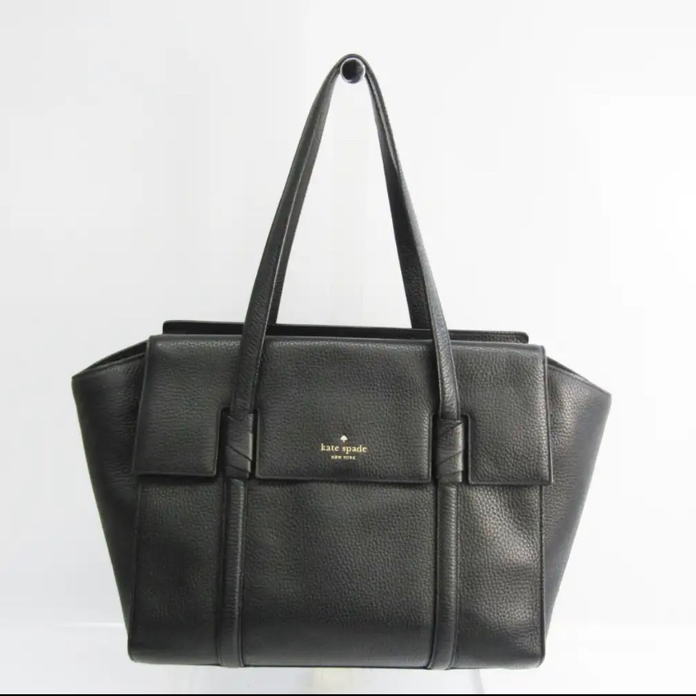 Kate Spade DANIELS DRIVE ABIGAIL SATCHEL Women's Leather Tote Bag Black